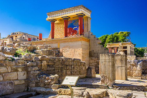 Grécko - Kréta - Heraklion - palác Knossos - pozostatky paláca